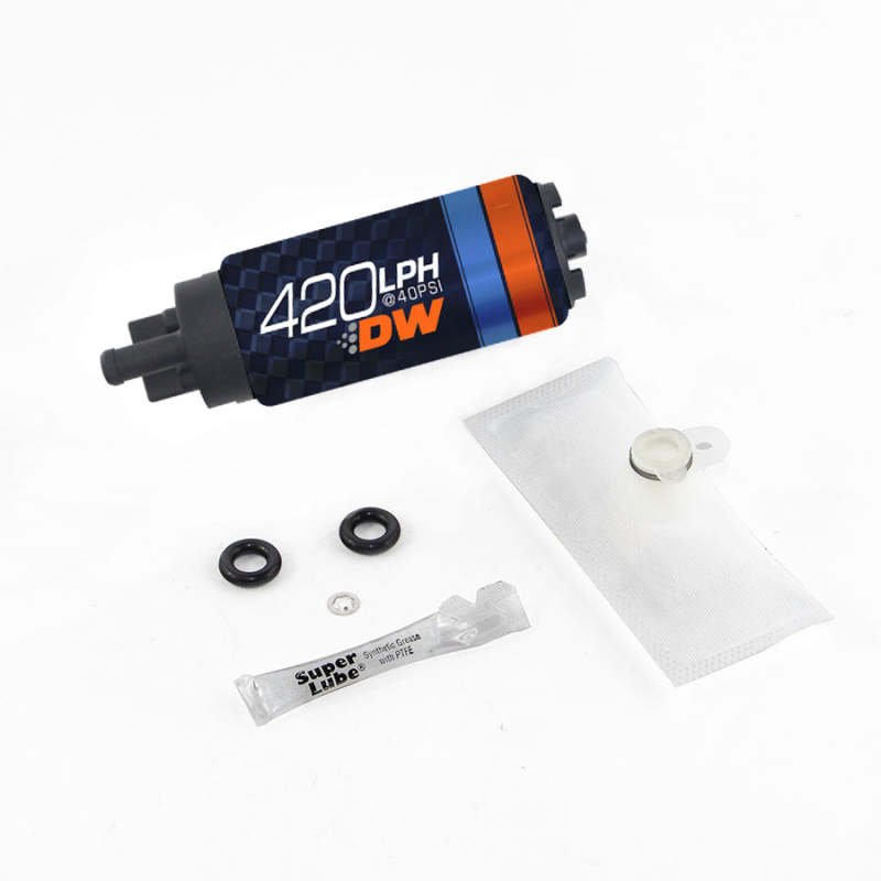 Deatschwerks DW420 Series 420lph In - Tank Fuel Pump w/ Install Kit For 09 - 12 Genesis Coupe - BLOX Racing