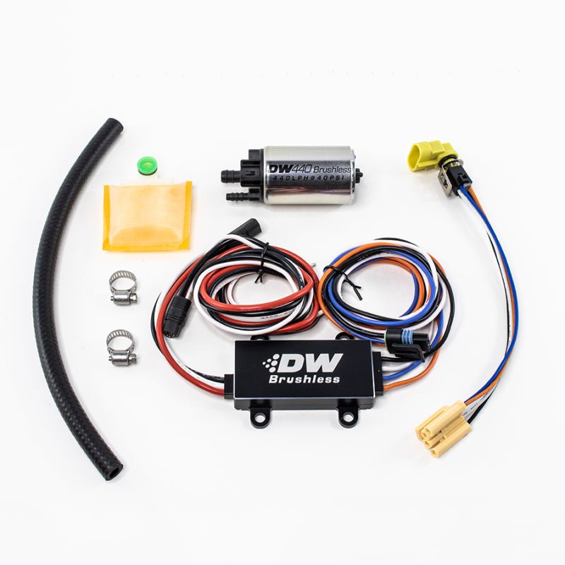 DeatschWerks DW440 440lph Brushless Fuel Pump w/ Single Speed Controller - BLOX Racing