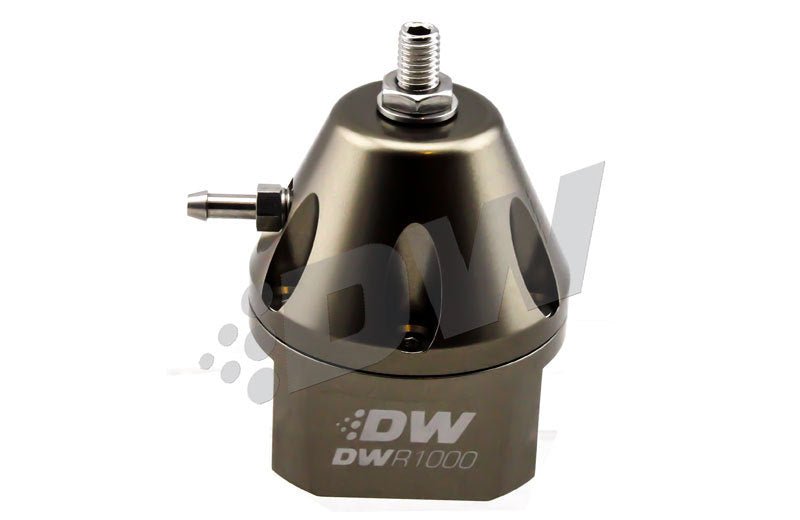 DeatschWerks DWR1000 Adjustable Fuel Pressure Regulator - Titanium - BLOX Racing