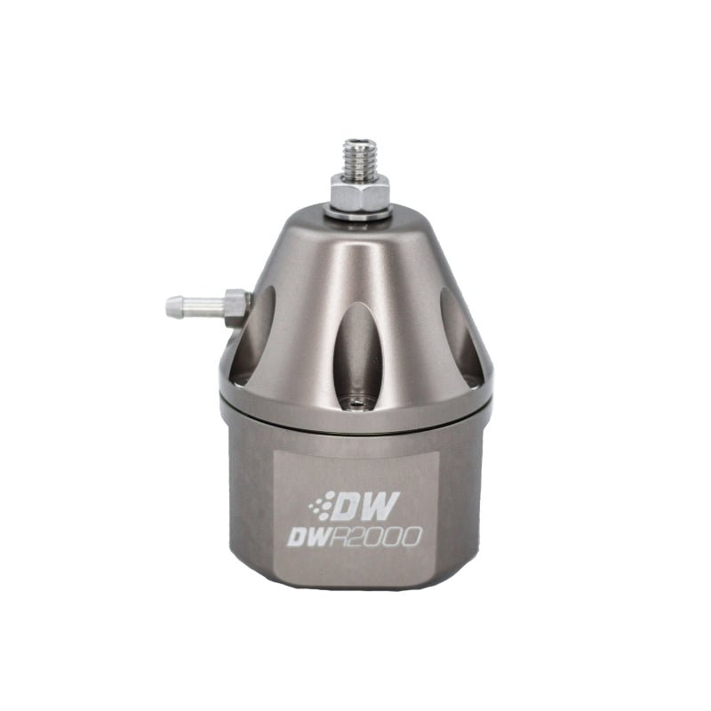 DeatschWerks DWR2000 Adjustable Fuel Pressure Regulator - Titanium - BLOX Racing