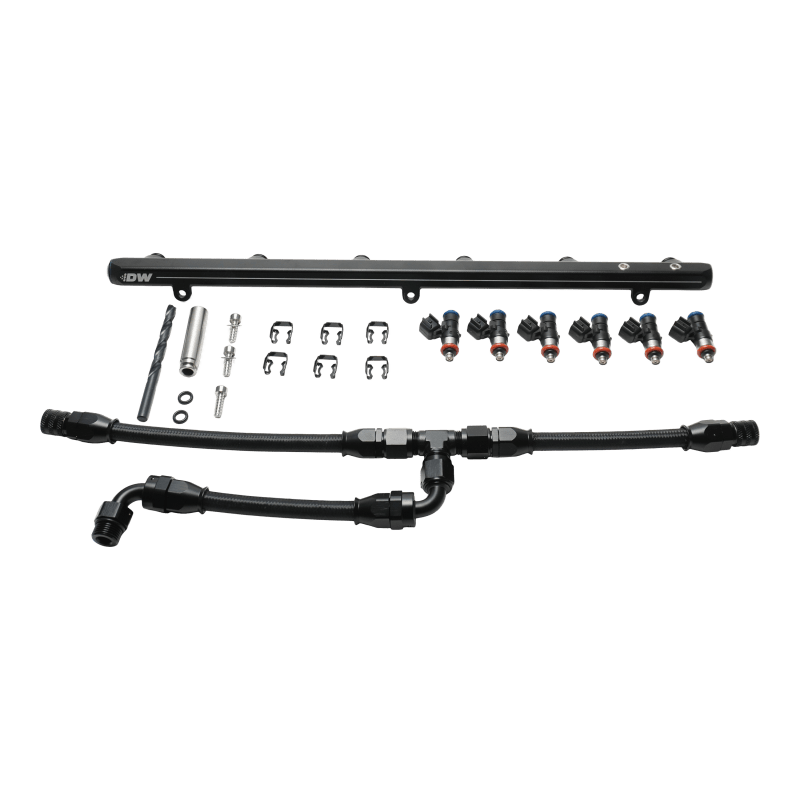 DeatschWerks Fuel Rail for BMW M2/M3/M4/X3M S58 Factory Manifold w/ Plumbing and 1000cc Injectors - BLOX Racing