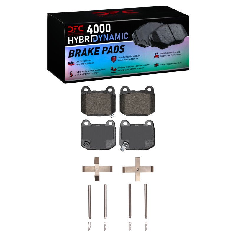 DFC 03 - 08 Nissan 350Z Rear 4000 HybriDynamic Brake Pads and Hardware Kit - BLOX Racing