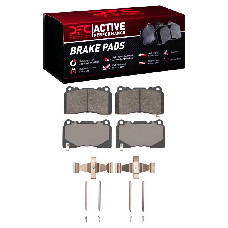 DFC 03 - 20 Subaru Impreza Front Active Performance Pads and Hardware Kit - BLOX Racing