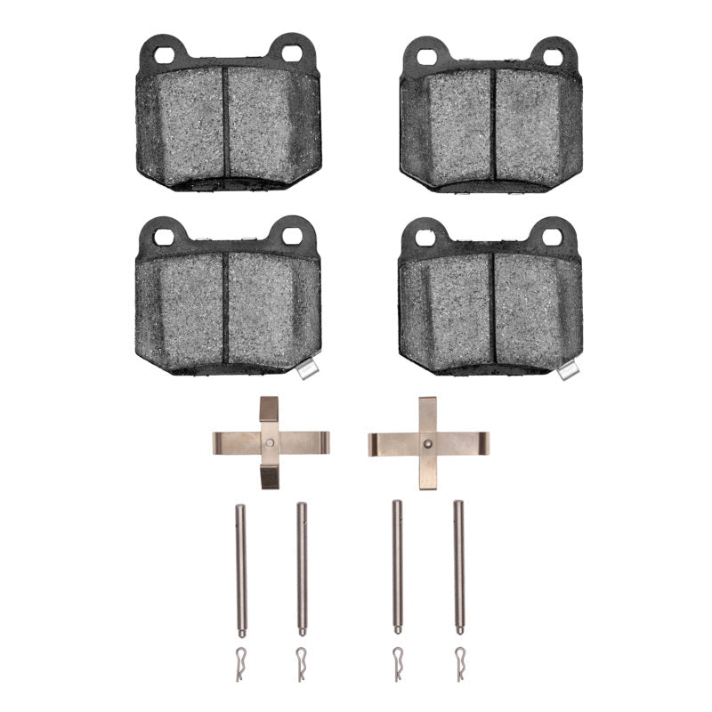 DFC 03 - 25 Infiniti G35 Rear 5000 Advanced Low Metallic Brake Pads and Hardware Kit - BLOX Racing