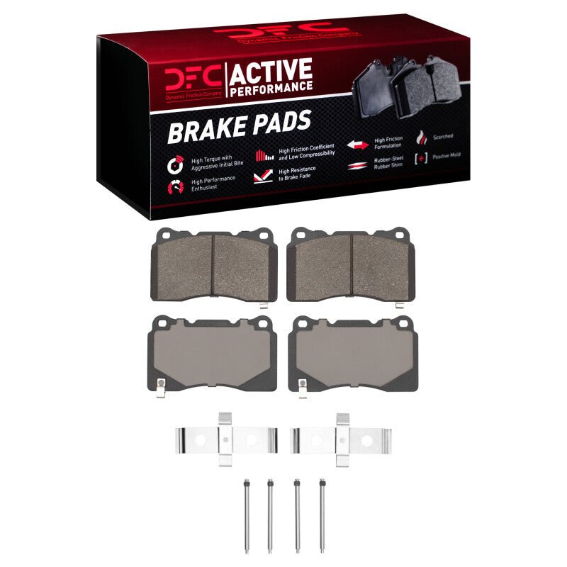 DFC 04 - 21 Buick Regal Front Active Performance Pads and Hardware Kit - BLOX Racing