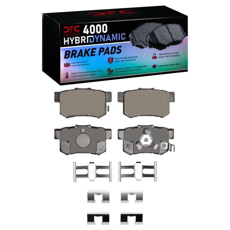 DFC 05 - 18 Acura RDX Rear 4000 HybriDynamic Brake Pads and Hardware Kit - BLOX Racing