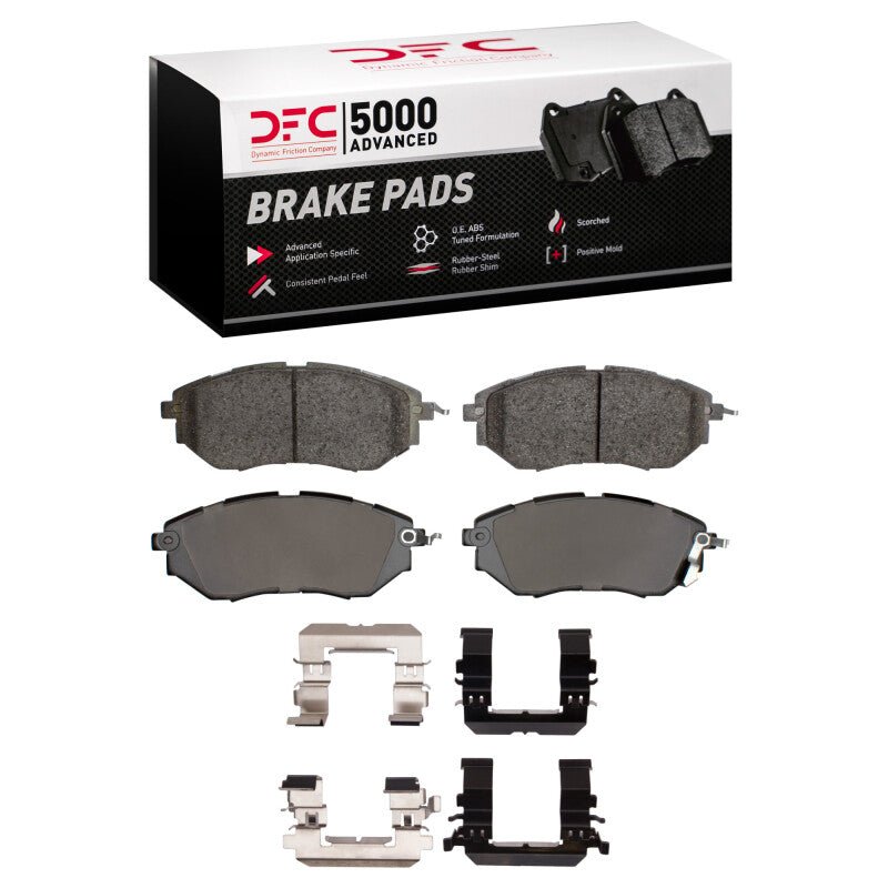 DFC 05 - 21 Subaru Outback Front 5000 Advanced Ceramic Brake Pads and Hardware Kit - BLOX Racing