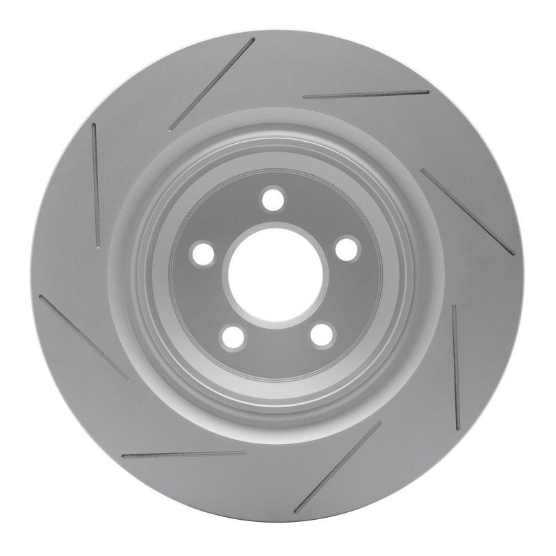 DFC 05 - 23 Chrysler 300 Rear GeoSPEC Coated Rotor - Slotted - BLOX Racing
