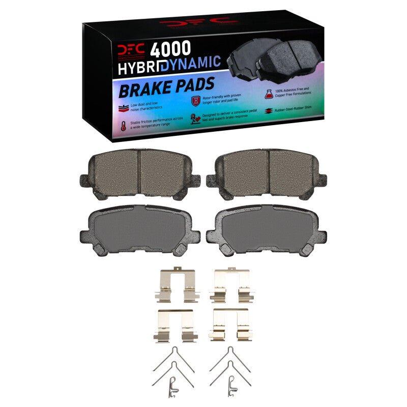 DFC 07 - 25 Acura ZDX Rear 4000 HybriDynamic Brake Pads and Hardware Kit - BLOX Racing
