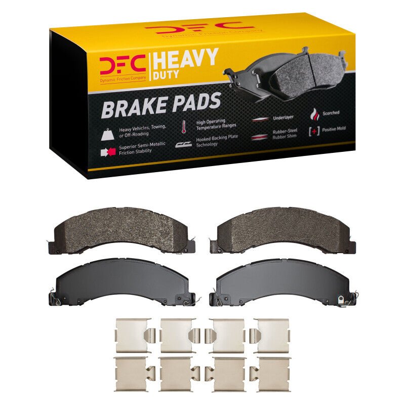 DFC 08 - 10 Dodge Ram 4500 Rear/Front Heavy Duty Pads and Hardware Kit - BLOX Racing