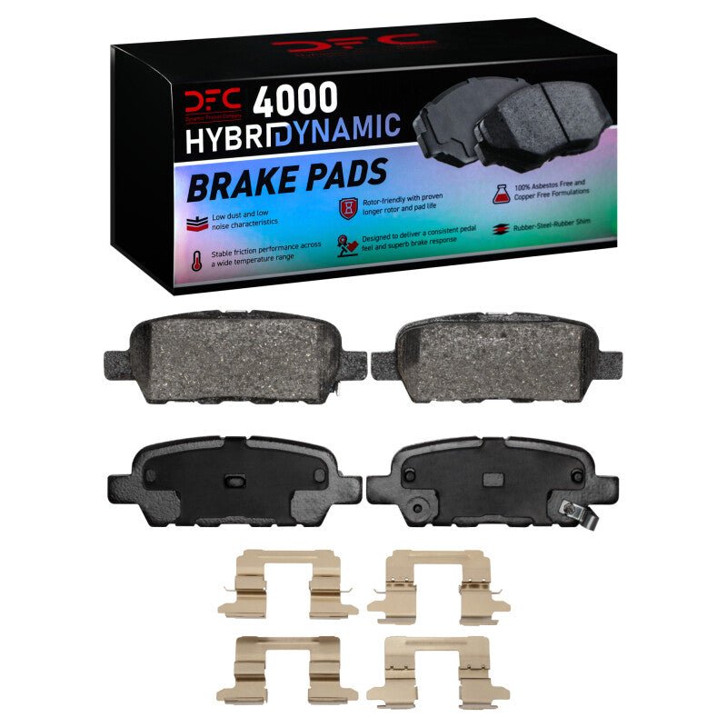 DFC 08 - 13 Infiniti G37 Rear 4000 HybriDynamic Brake Pads and Hardware Kit - BLOX Racing