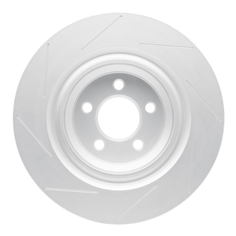 DFC 08 - 20 Dodge Challenger Rear Slotted Hi - Carbon Alloy Geomet Coated Rotor - BLOX Racing