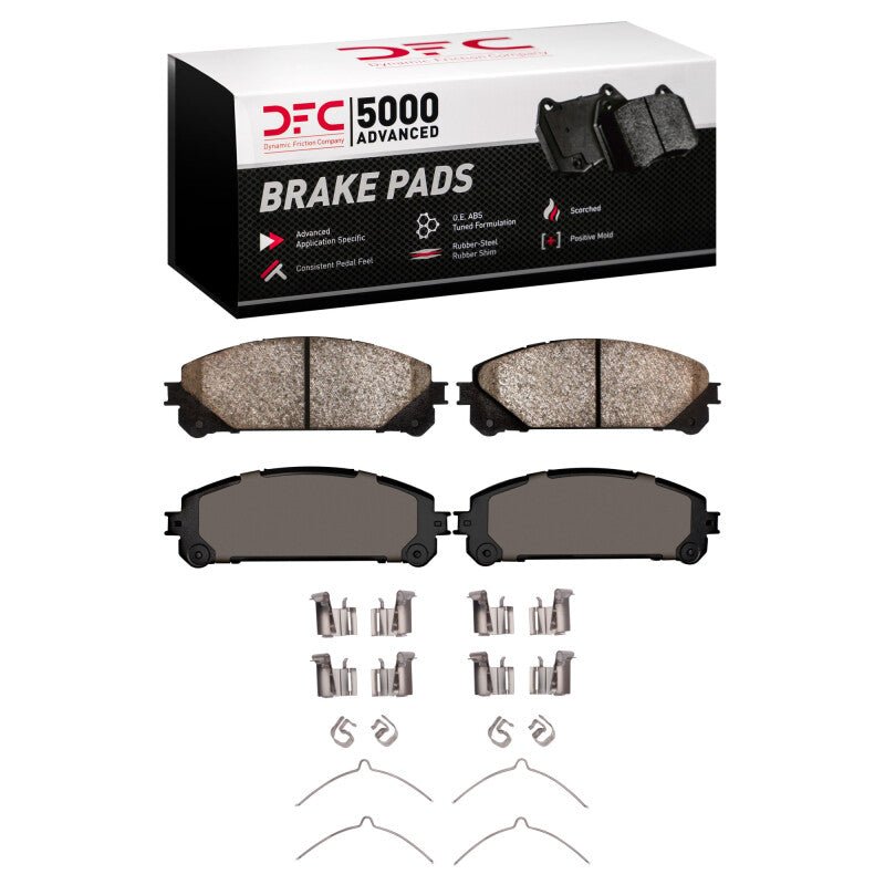DFC 10 - 26 Lexus RX350 Front 5000 Advanced Ceramic Brake Pads and Hardware Kit - BLOX Racing