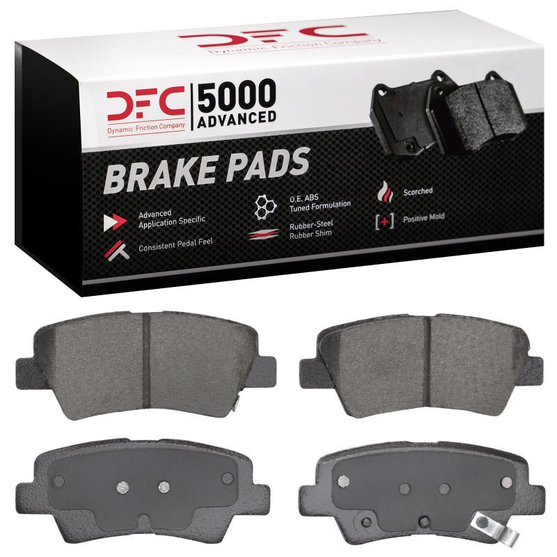 DFC 12 - 24 Hyundai Veloster Rear 5000 Advanced Ceramic Brake Pads - BLOX Racing