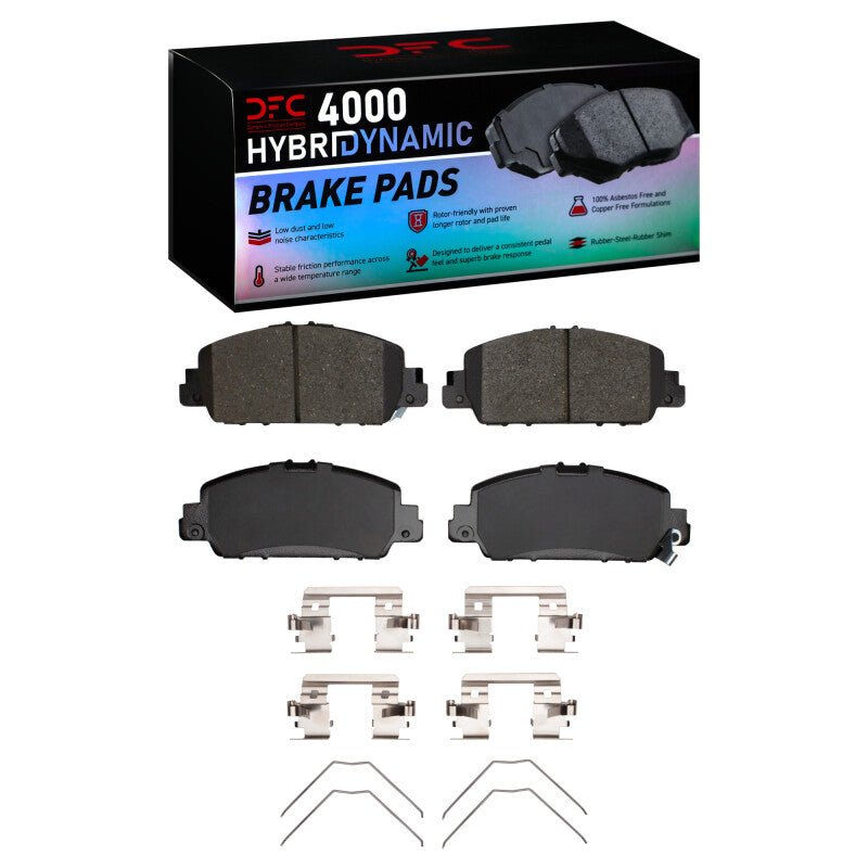 DFC 13 - 25 Honda Accord Front 4000 HybriDynamic Brake Pads and Hardware Kit - BLOX Racing
