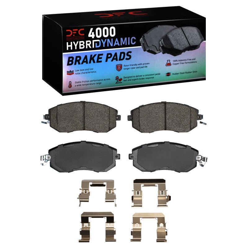 DFC 13 - 25 Subaru BRZ Front 4000 HybriDynamic Brake Pads and Hardware Kit - BLOX Racing