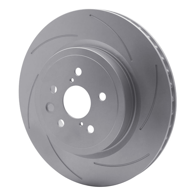 DFC 15 - 22 Lexus RC F Right Rear GeoSPEC Coated Rotor - Slotted - BLOX Racing