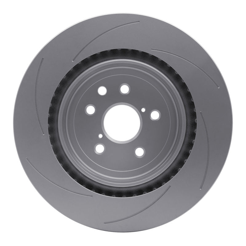 DFC 15 - 22 Lexus RC F Right Rear GeoSPEC Coated Rotor - Slotted - BLOX Racing