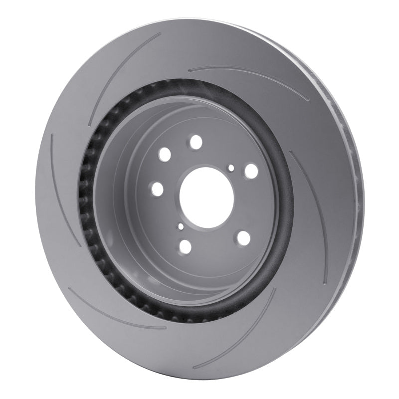 DFC 15 - 22 Lexus RC F Right Rear GeoSPEC Coated Rotor - Slotted - BLOX Racing