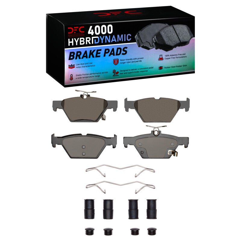 DFC 16 - 25 Subaru WRX Rear 4000 HybriDynamic Brake Pads and Hardware Kit - BLOX Racing