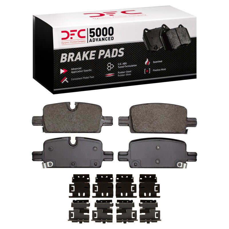 DFC 19 - 26 Chevrolet Silverado 1500 Rear 5000 Advanced Ceramic Brake Pads and Hardware Kit - BLOX Racing
