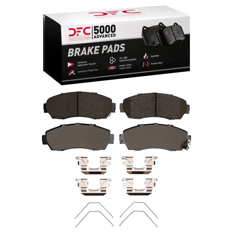 DFC 21 - 25 Acura TLX Front 5000 Advanced Ceramic Brake Pads and Hardware Kit - BLOX Racing