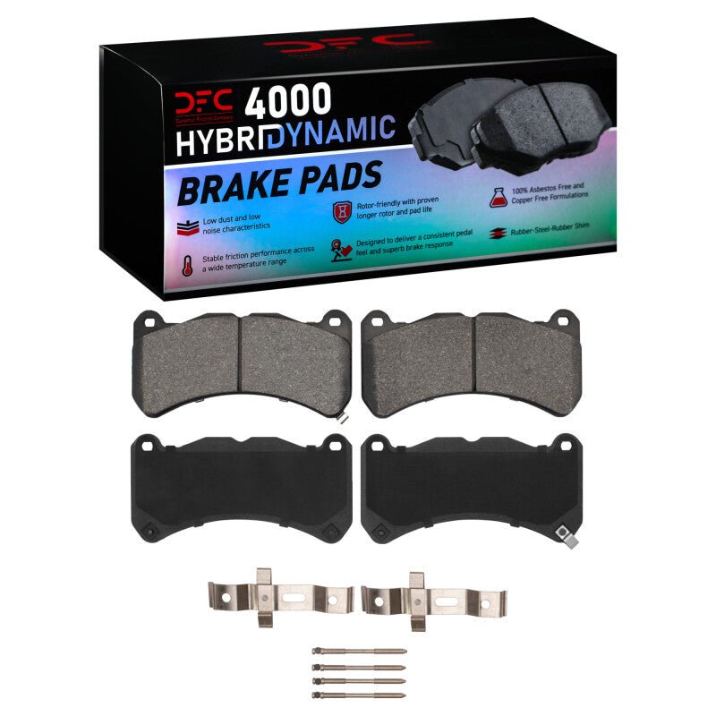 DFC 24 - 25 Subaru WRX Front 4000 HybriDynamic Brake Pads and Hardware Kit - BLOX Racing