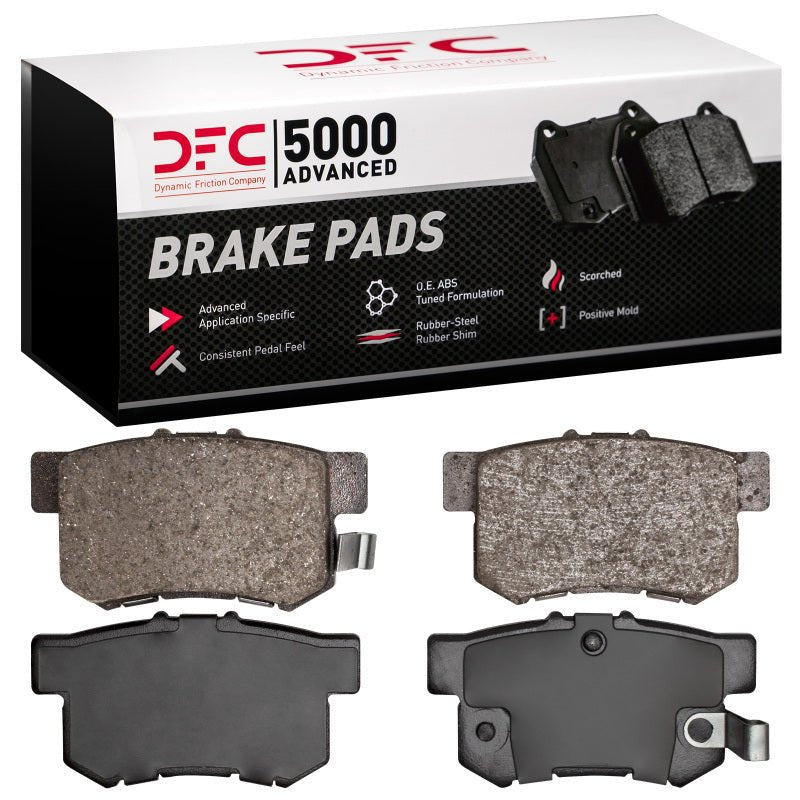 DFC 87 - 22 Acura Integra Rear 5000 Advanced Ceramic Brake Pads - BLOX Racing