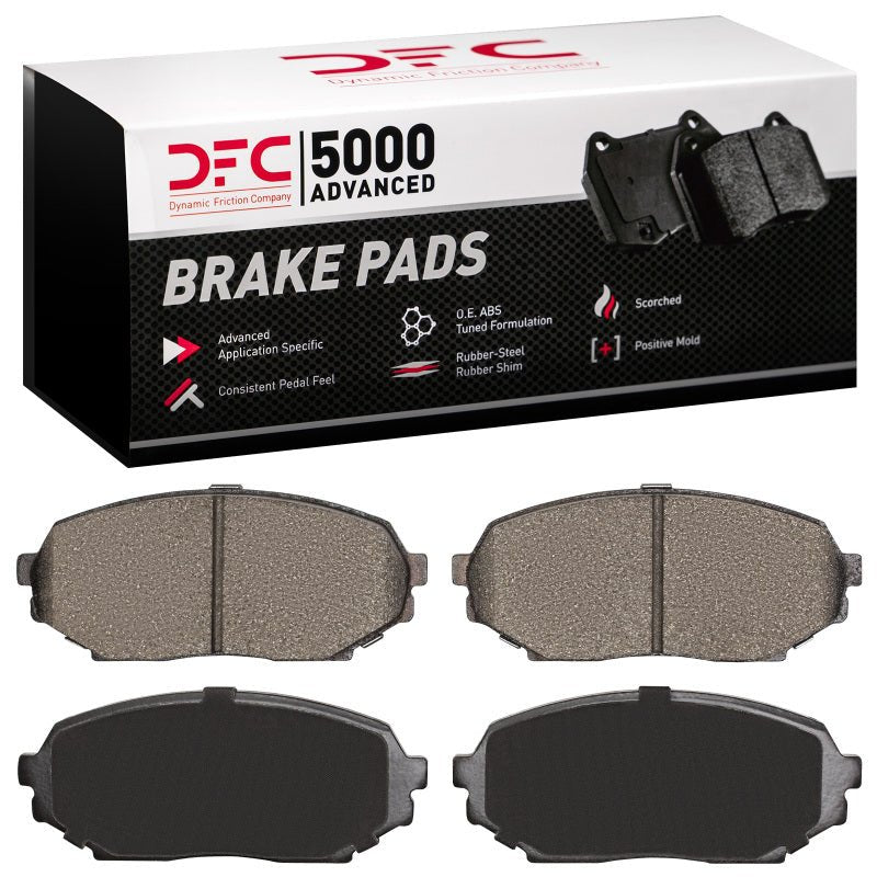 DFC 90 - 93 Asuna SUNFIRE Front 5000 Advanced Semi Metallic Brake Pads - BLOX Racing