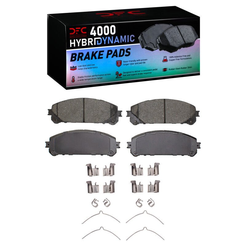 DFC20 - 24 Toyota Camry Front 4000 HybriDynamic Brake Pads and Hardware Kit - BLOX Racing