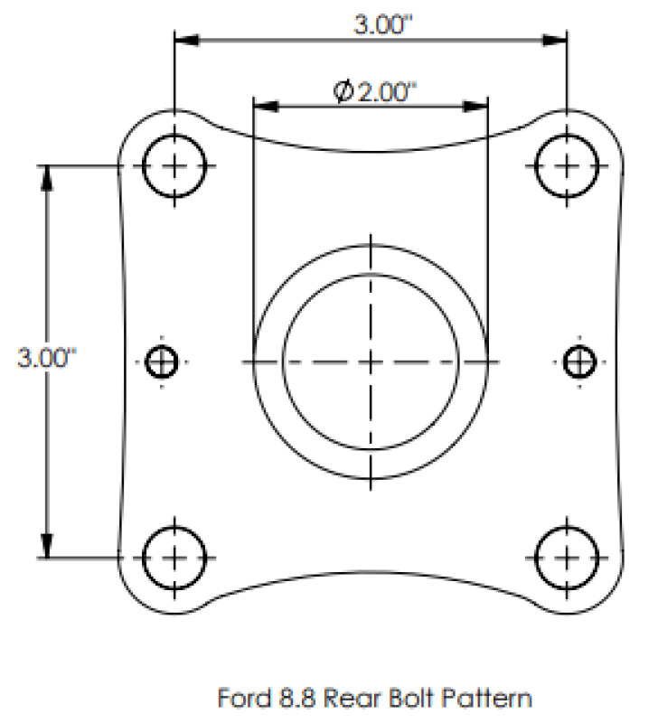 DSS 15-24 Ford F150 4WD Regular Cab Short Bed 4in. Aluminum Driveshaft - BLOX Racing