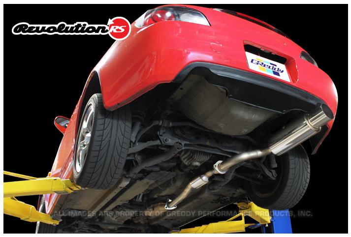 GReddy 00 - 08 Honda S2000 63.5mm Revolution RS Single Exit Cat - Back Exhaust - BLOX Racing