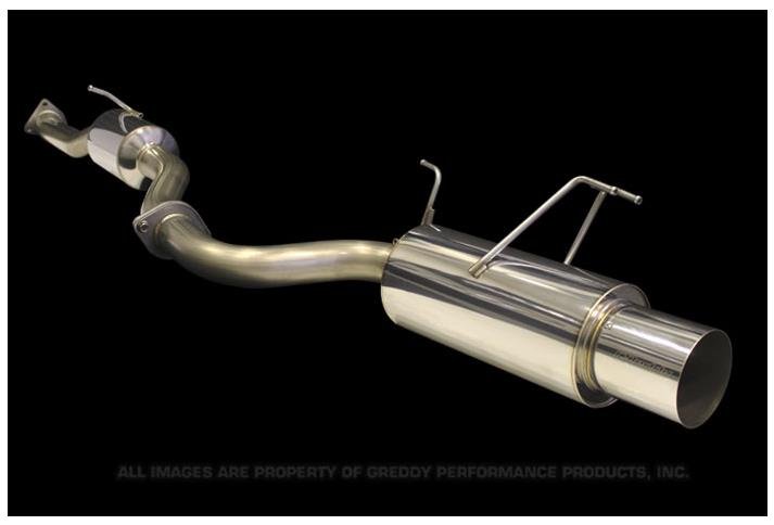 GReddy 00 - 08 Honda S2000 63.5mm Revolution RS Single Exit Cat - Back Exhaust - BLOX Racing
