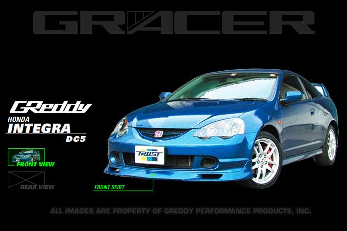 GReddy 02 - 04 Acura RSX Urethane Front Lip Spoiler ** Must ask/call to order** - BLOX Racing