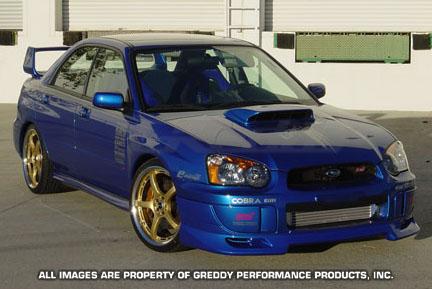 GReddy 04+ WRX & STi Fiberglass Front Lip Spoiler - BLOX Racing