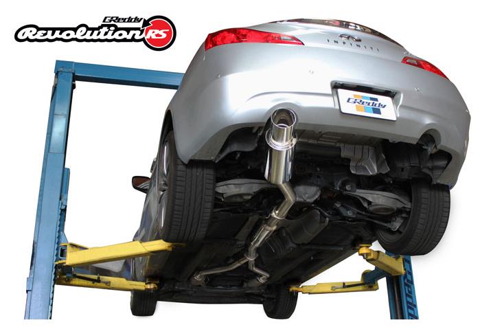 GReddy 07 - 14 Infiniti G37 Single Revolution RS Exhaust - BLOX Racing