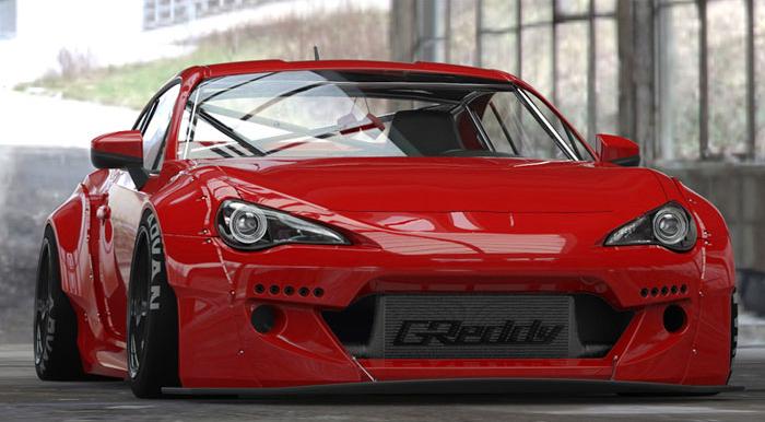 GReddy 13+ Scion FR - S Version 2 Greddy X Rocket Bunny 86 Aero Front Bumper Grill Mesh Only - BLOX Racing