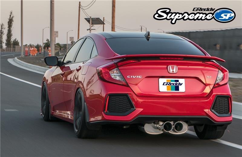 GReddy 2017+ Honda Civic SI Sedan Supreme SP Exhaust - BLOX Racing