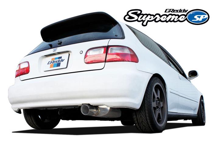 GReddy 92-95 Honda Civic EG Hatchback 76mm Turbo/Swap Supreme SP Cat-Back Exhaust - BLOX Racing