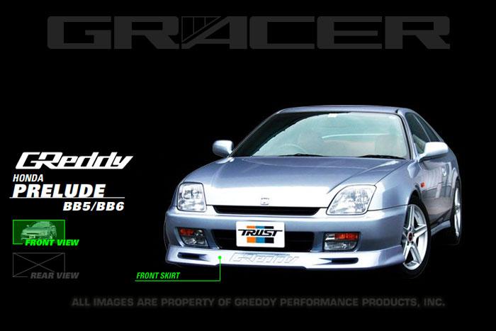 GReddy 97 - 01 Honda Prelude Urethane Front Lip Spoiler ** Must ask/call to order** - BLOX Racing