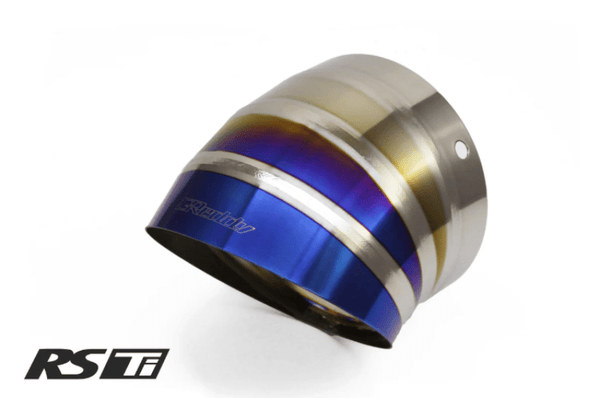 GReddy Burnt Titanium Turndown Tip 115mm Diameter 150mm Length (for Re ...