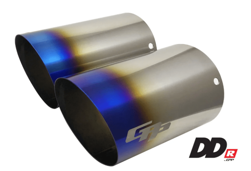 GReddy DD - R Burnt Titanium Tips L=170mm (Pair) - BLOX Racing