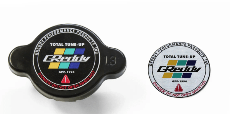 GReddy Type-S 1.3 Radiator Cap Most Nissan / Subaru / Mazda / Mitsubishi / Some Toyota - Black - BLOX Racing