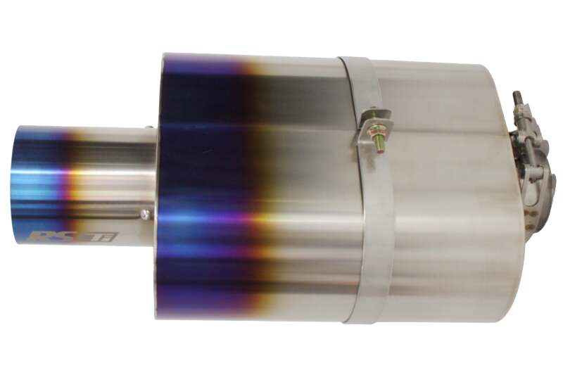 GReddy Universal 3.0in RS-Ti Oval Titanium Muffler - BLOX Racing