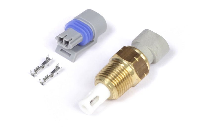 Haltech Air Temp Sensor 3/8 NPT 18 TPI (Incl Delphi Plug & Pins) - BLOX Racing