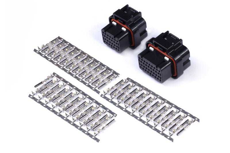 Haltech AMP 26 & 34 Pin 4 Row 3 Keyway Superseal Connector Set Plug & Pins - BLOX Racing