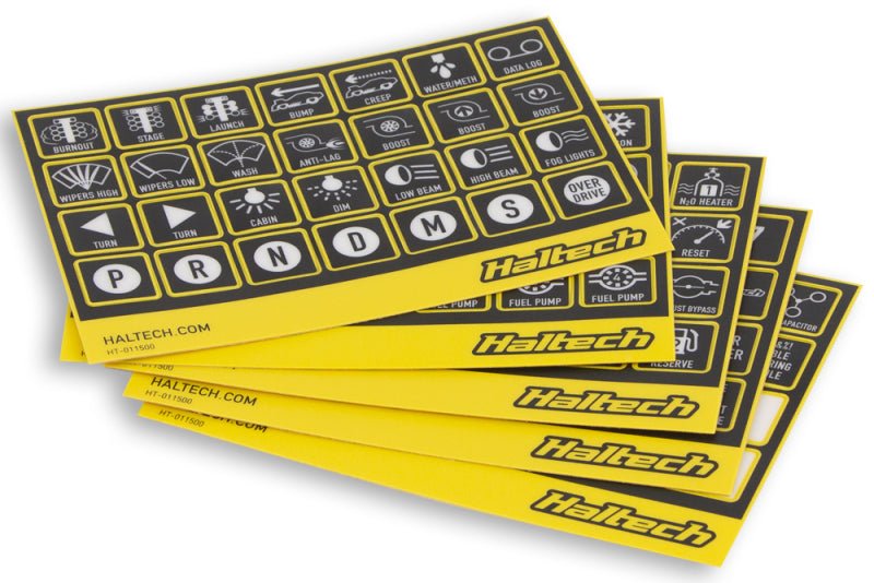 Haltech CAN Keypad Label Set - BLOX Racing