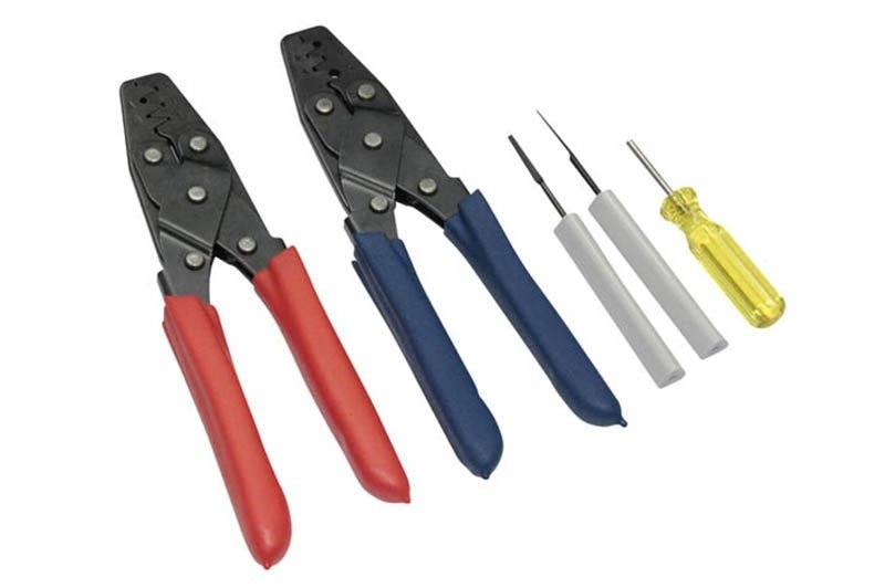 Haltech Dual Crimper Set - Includes 3 Pin Removal Tools - BLOX Racing