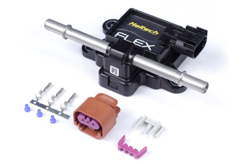 Haltech Flex Fuel Composition Sensor for 3/8 (GM Spring Lock) Fittings w/Plug & Pins - BLOX Racing
