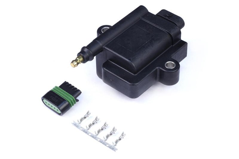 Haltech High Output IGN - 1A Inductive Coil w/Built - In Ignitor w/Plug & Pins - BLOX Racing